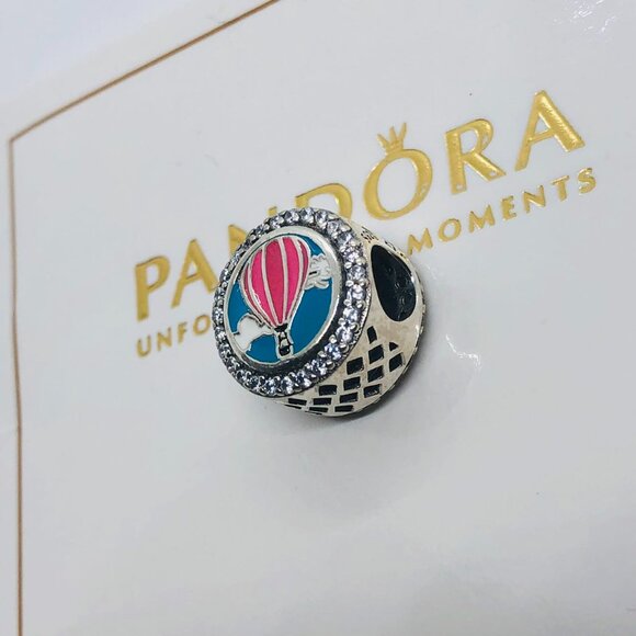✨🔥Pandora Hot air balloon Bead Charm S925 Silver with box - Picture 4 of 4